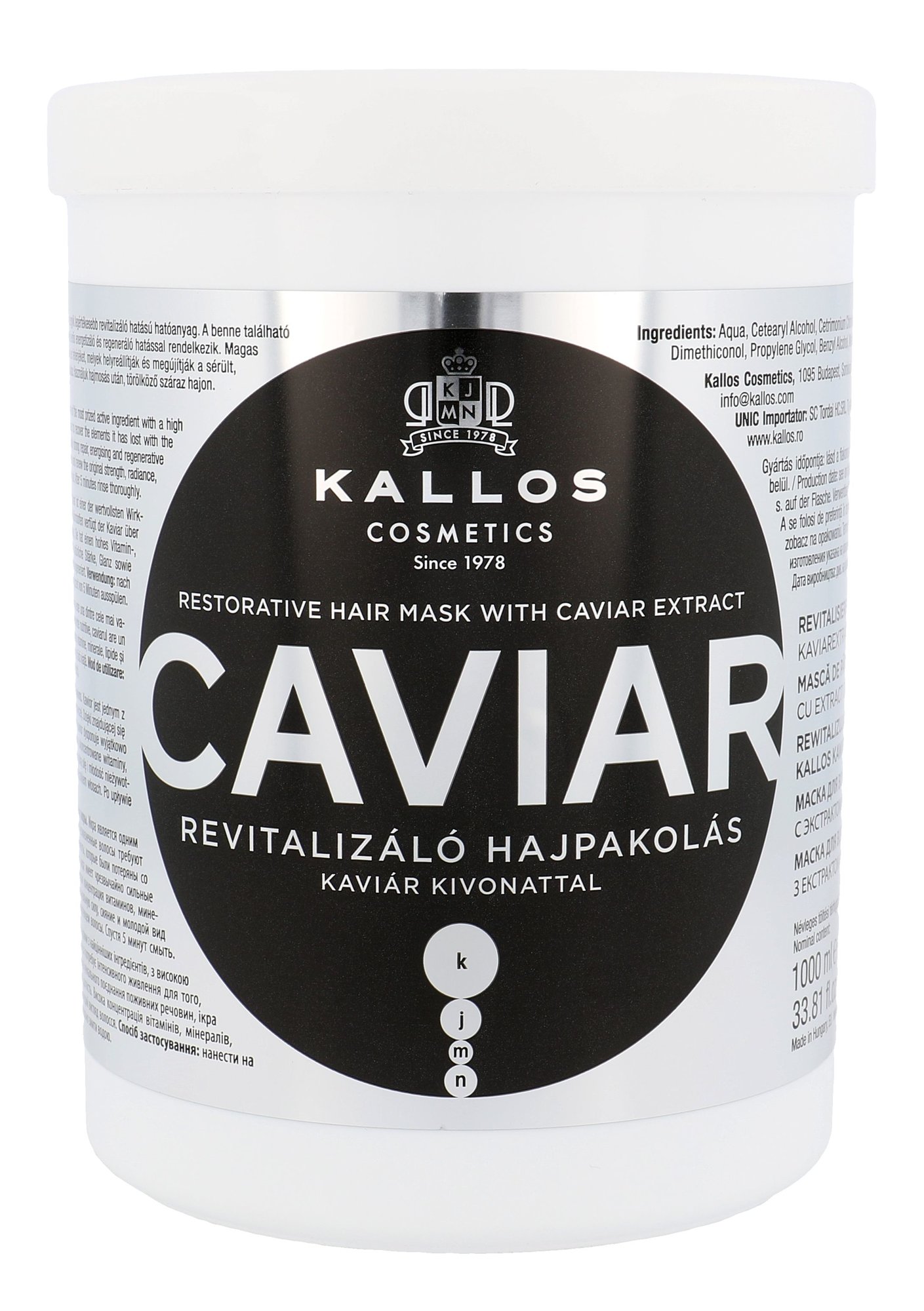 Kallos Caviar Restorative Hair Mask