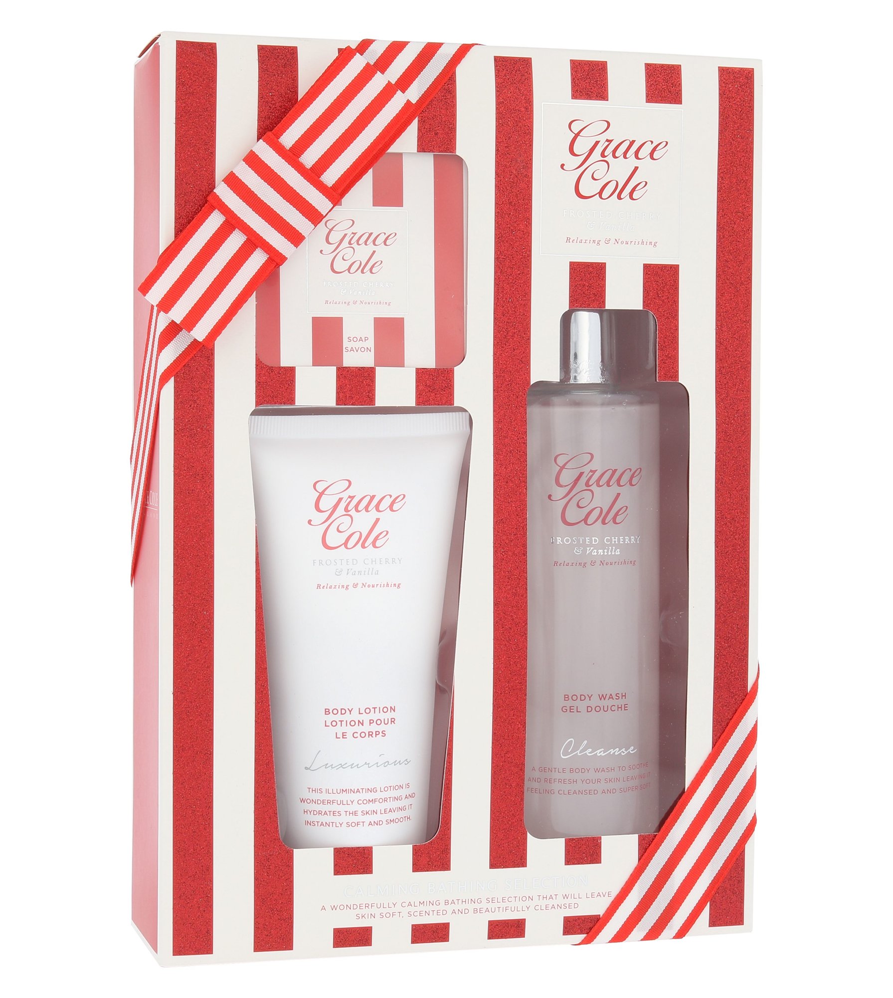 Grace Cole Frosted Cherry & Vanilla Calming Bathing Selection