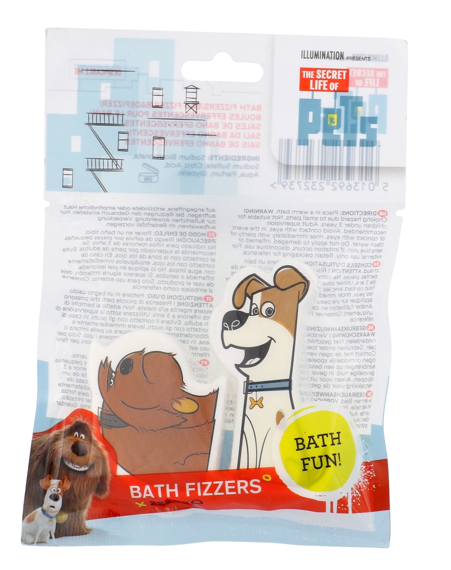 Universal The Secret Life Of Pets Bath Fizzers