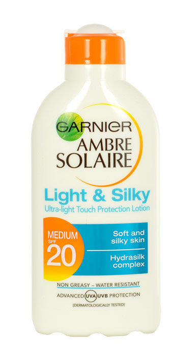 Garnier Ambre Solaire Light & Silky SPF20 Lotion