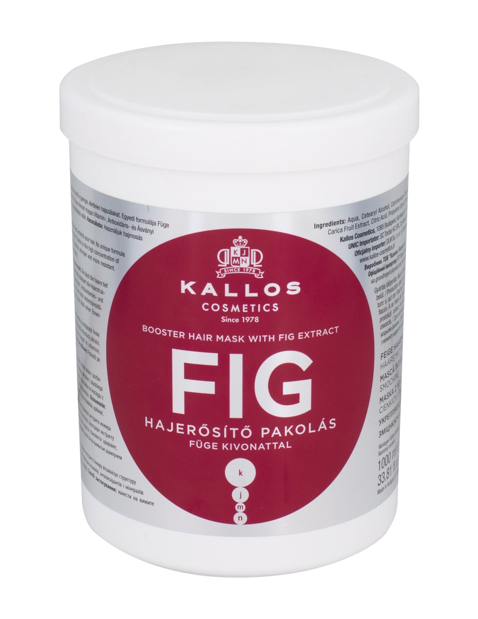 Kallos Cosmetics Fig Hair Mask