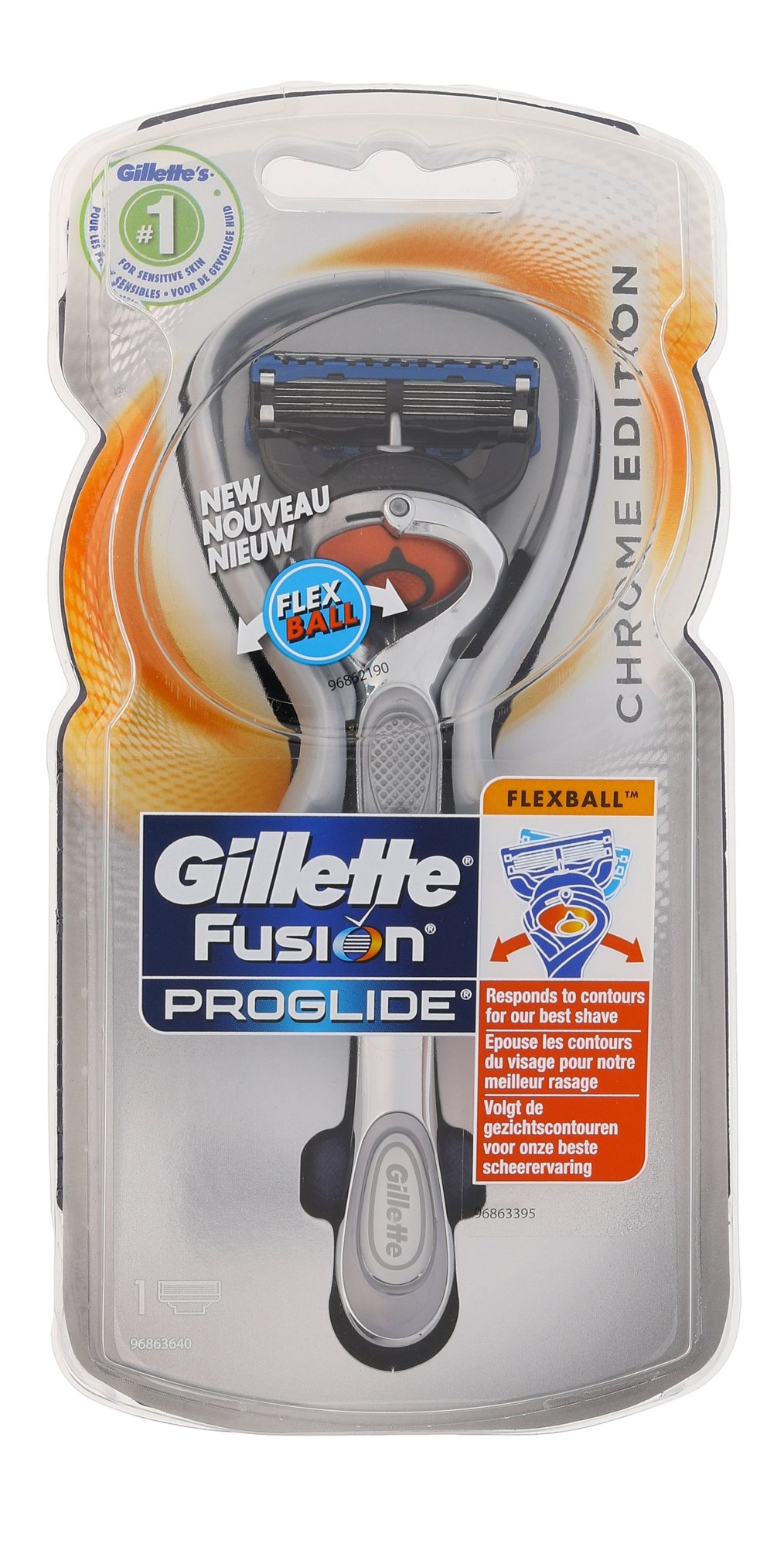 Gillette Fusion Proglide Flexball Chrome