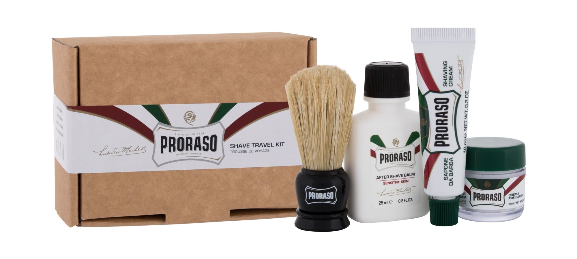 PRORASO Shave Travel Kit